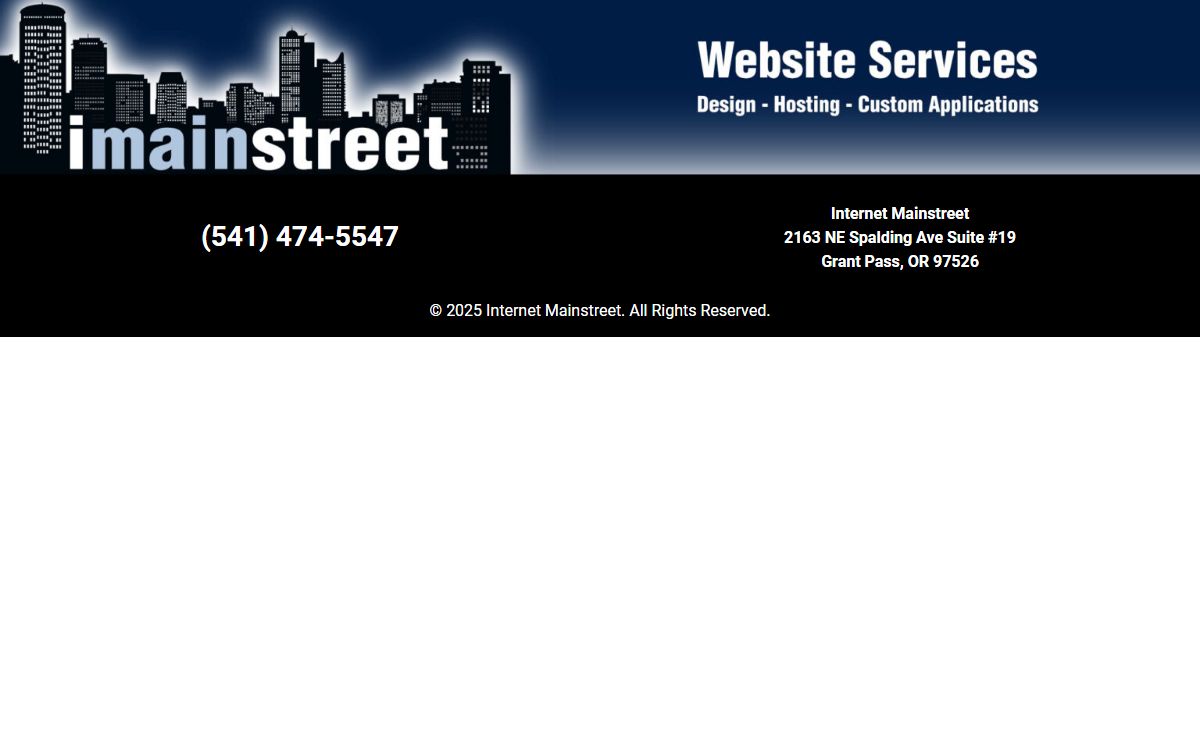 coming soon – Internet Mainstreet – Website Services