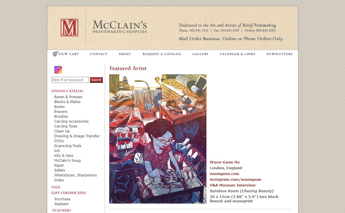 iMcClains.com - McClain's Printmaking Supplies