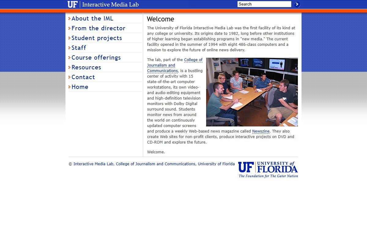 The Interactive Media Lab at the University of Florida