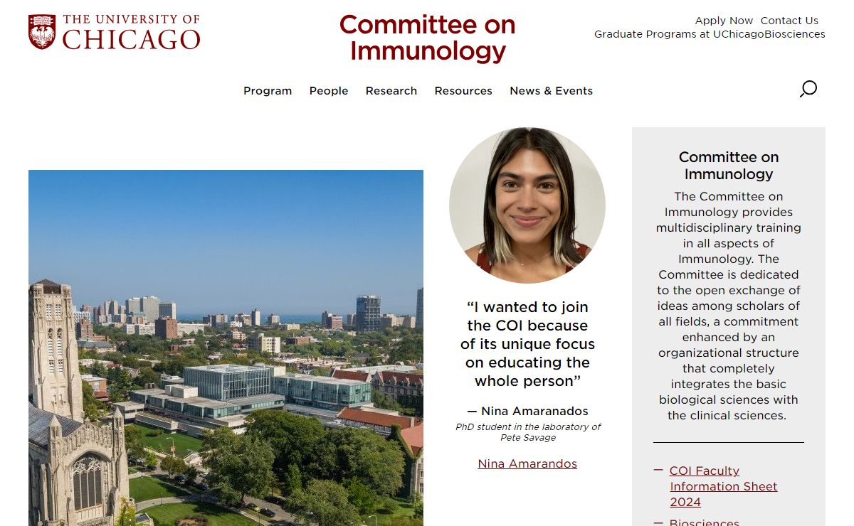 Committee on Immunology | The University of Chicago