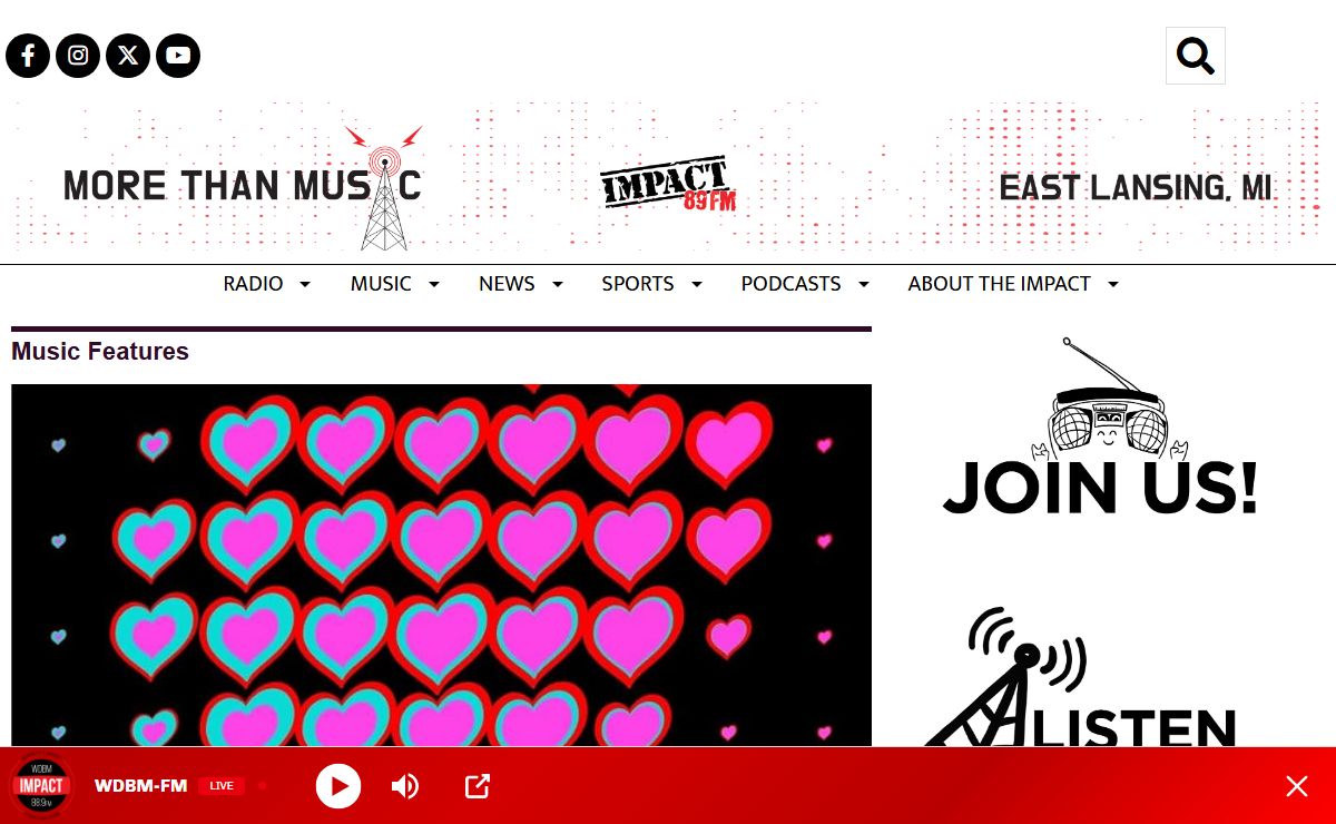 Impact 89FM | WDBM-FM – Michigan State University Student Radio