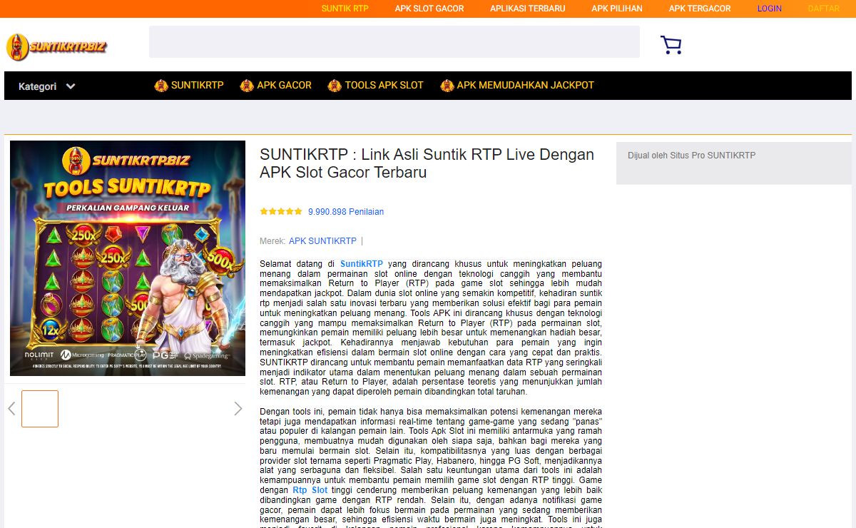 SUNTIKRTP : Link Asli Suntik RTP Live Dengan APK Slot Gacor Terbaru