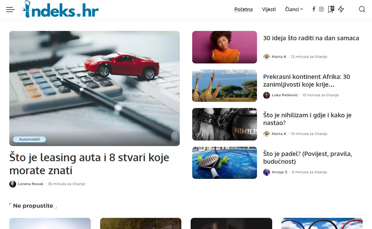Indeks.hr - Portal za vječne studente