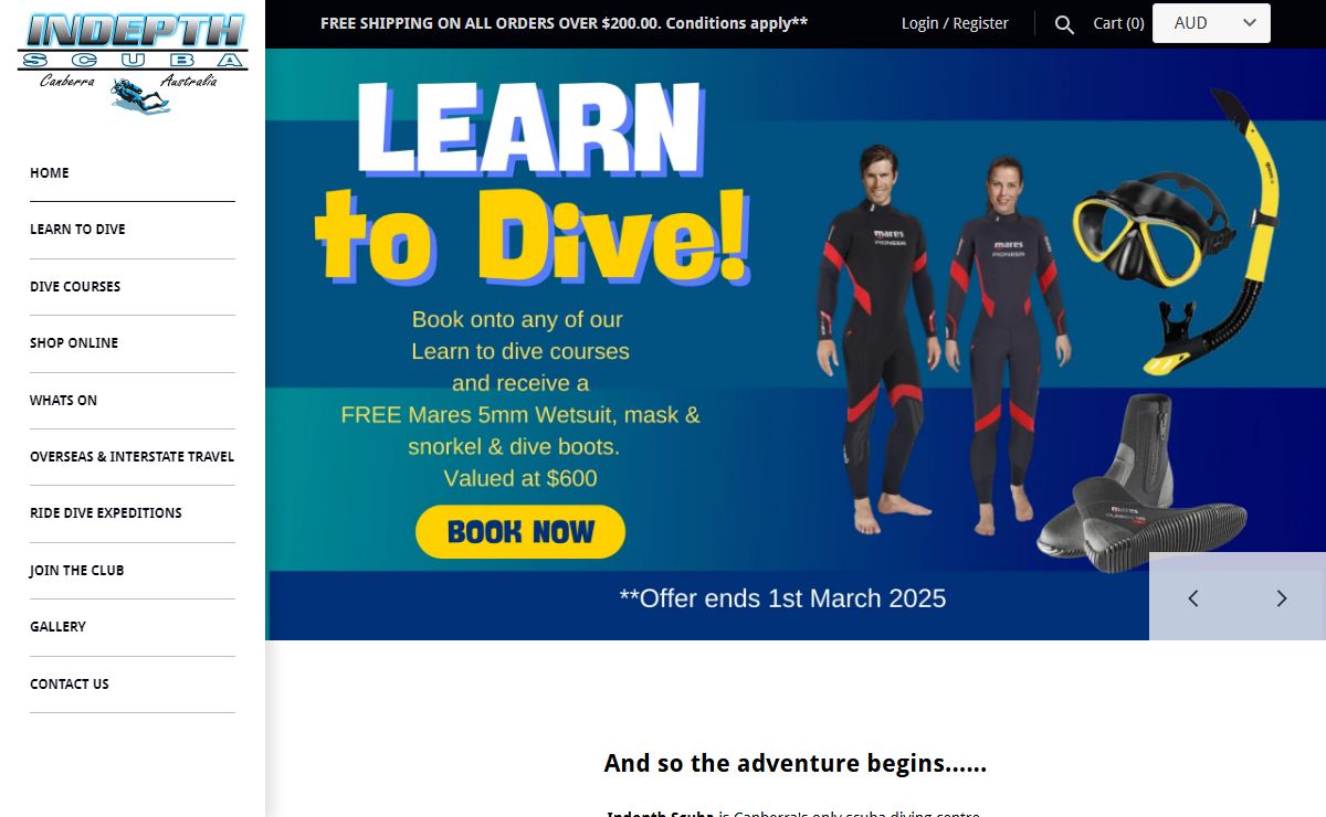 Indepth Scuba