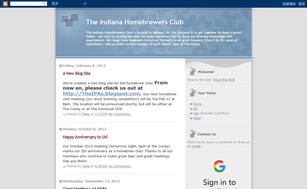 The Indiana Homebrewers Club