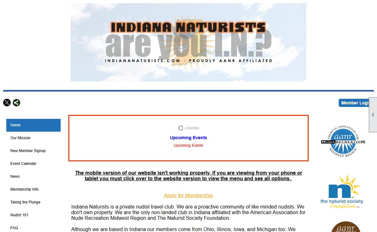 Home - Indiana Naturists