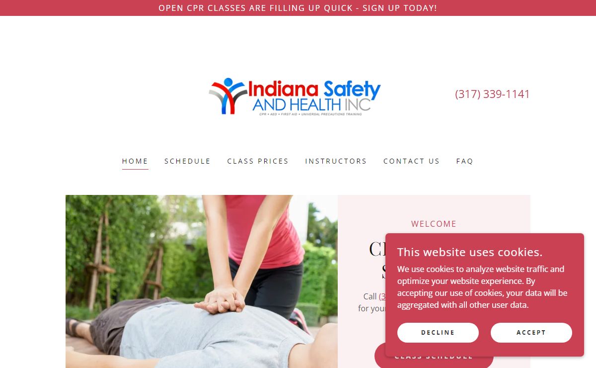 Indiana Safety and Health, Inc - Cpr Classes - Indianapolis, Indiana