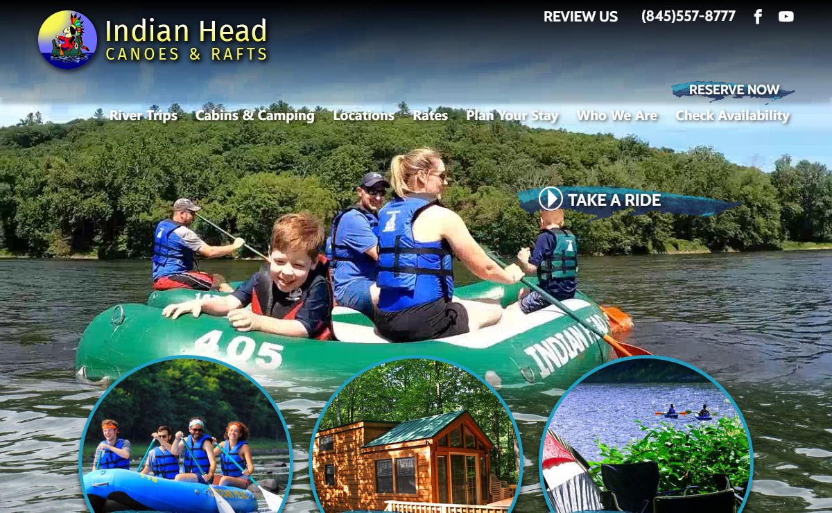 Delaware River rafting, tubing, canoeing and kayaking - Indian Head Canoes Canoes