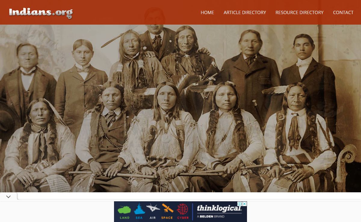 The Original ~ Indians.org