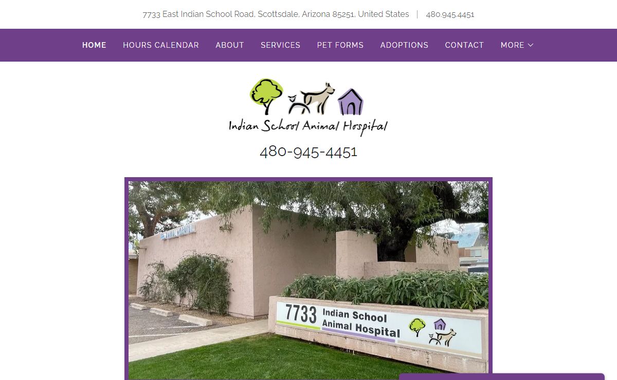 Indian School Animal Hospital - Veterinary Clinic in Scottsdale