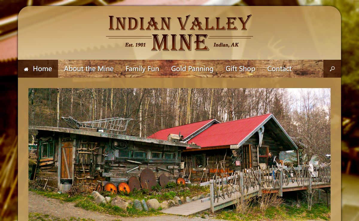 Indian Valley Mine | Gold panning, historic mine & gift shop in Indian, Alaska