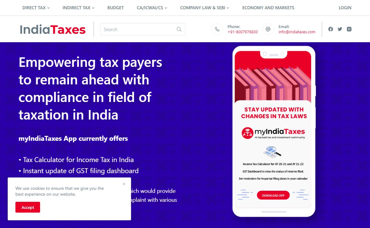 IndiaTaxes – Technology driven Tax and Finance community
