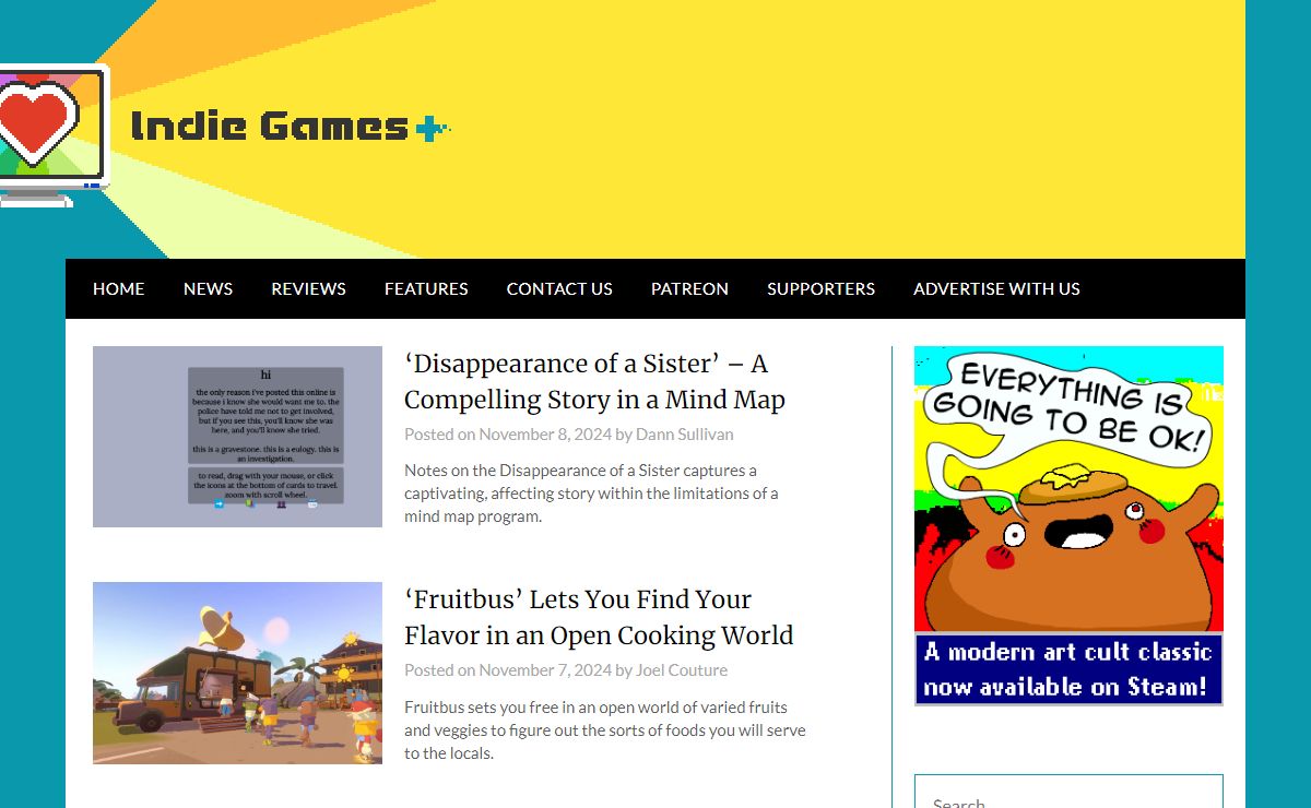 Indie Games Plus - Creative, Personal, Passionate Digital Experiences