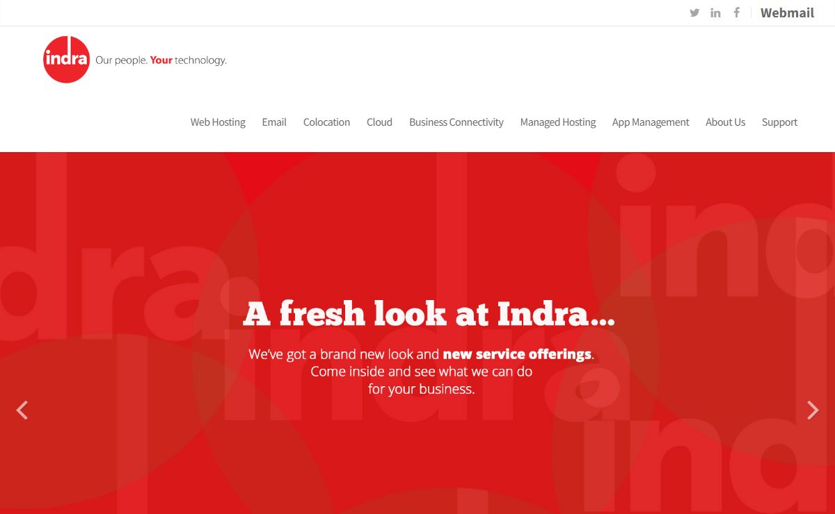 Indra - App Hosting, Private Cloud, Managed Hosting