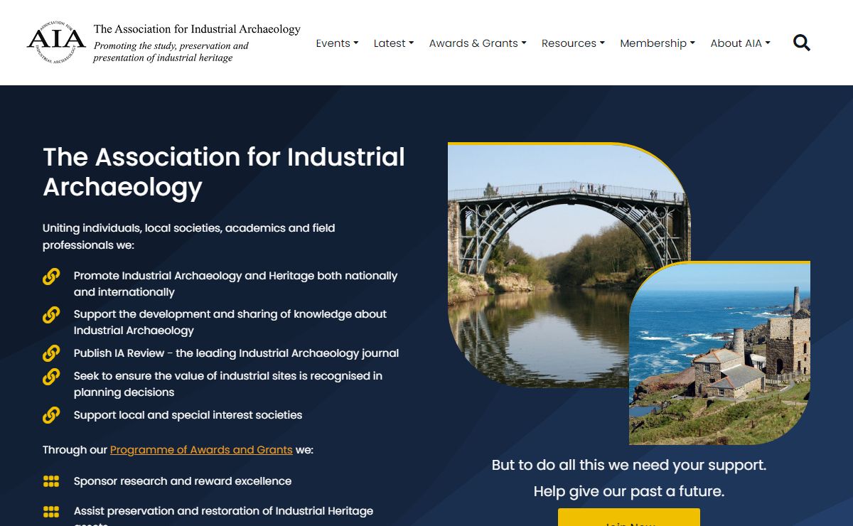 The Association for Industrial Archaeology – Giving our past a future