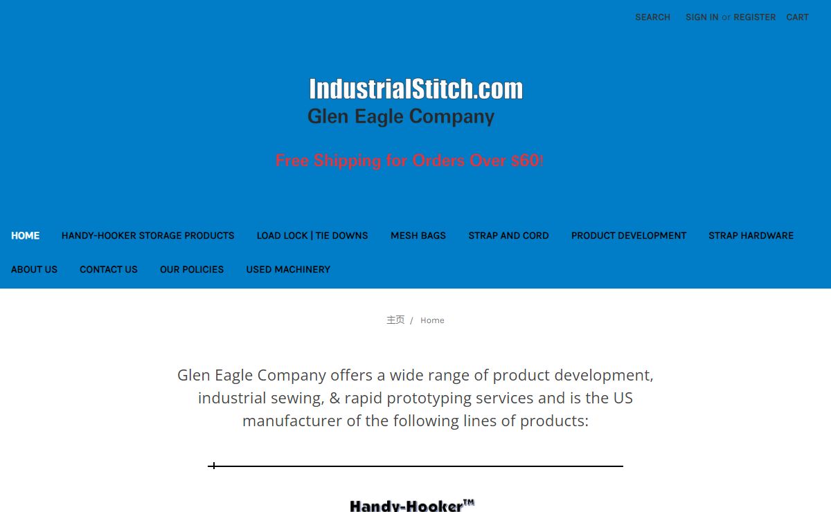 Industrial Stitch by Glen Eagle Company