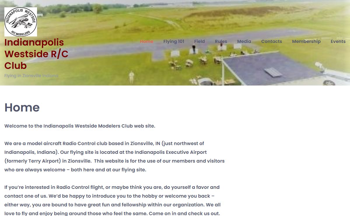 Indianapolis Westside R/C Club – Flying in Zionsville Indiana