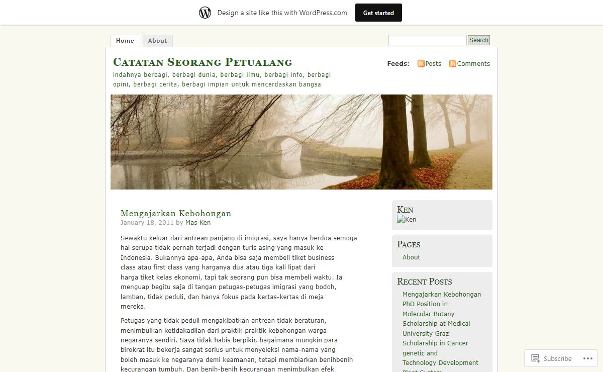 Catatan Seorang Petualang | indahnya berbagi, berbagi dunia, berbagi ilmu, berbagi info, berbagi opini, berbagi cerita, berbagi impian untuk mencerdaskan bangsa