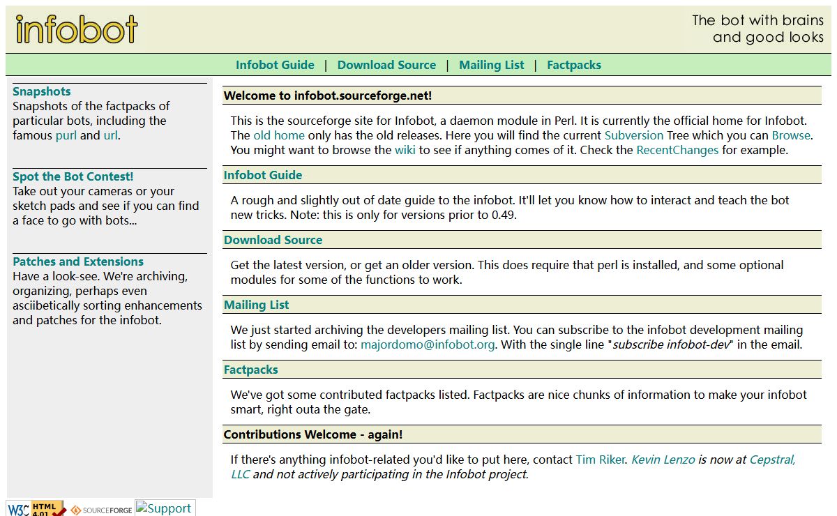 Infobot Homepage