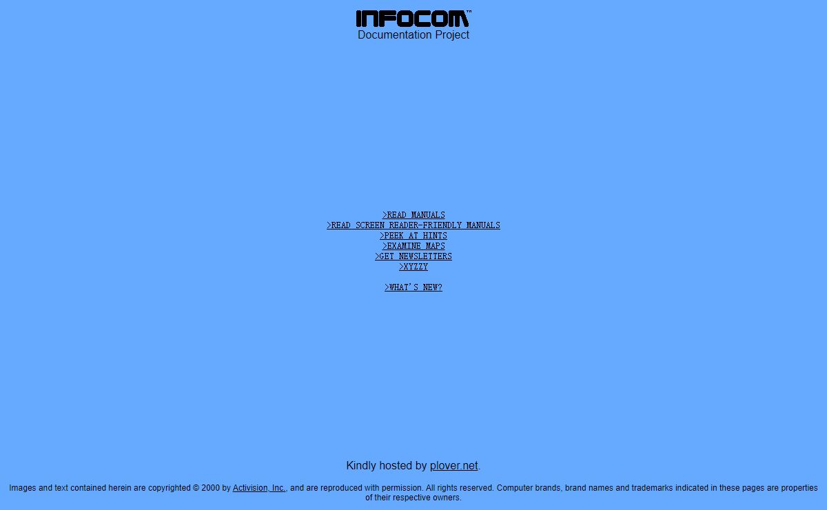The Infocom Documentation Project