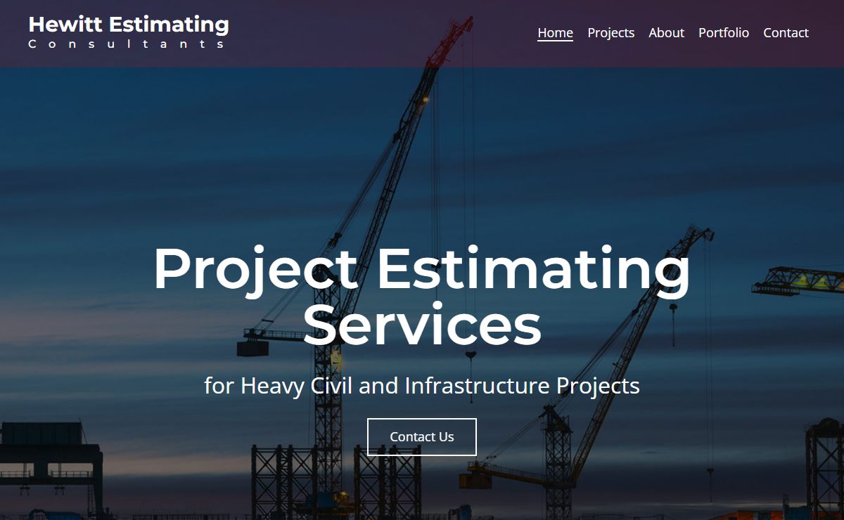 Cost Services To Heavy Construction | Hewitt Estimating Consultants