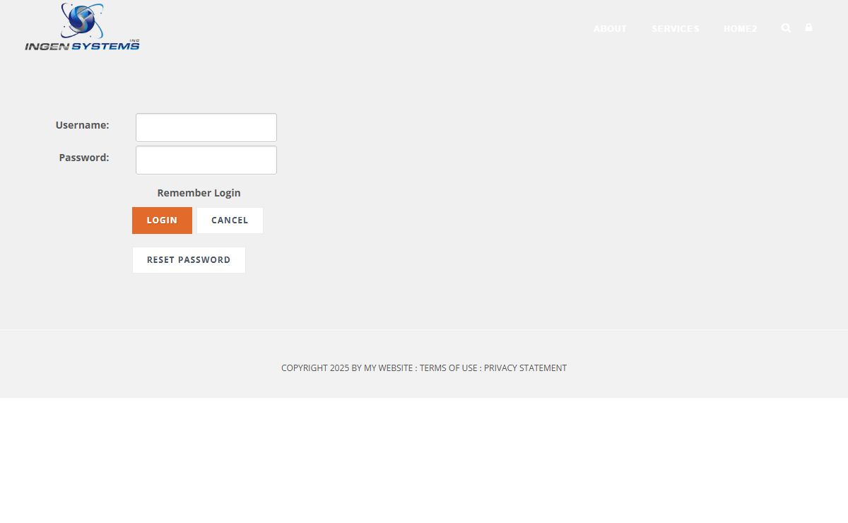 User Log In