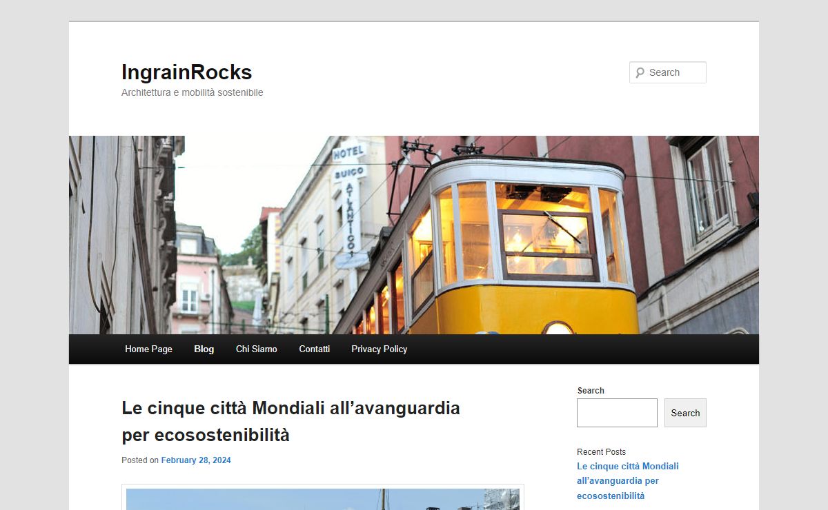 IngrainRocks - Architettura e mobilità sostenibileIngrainRocks | Architettura e mobilità sostenibile