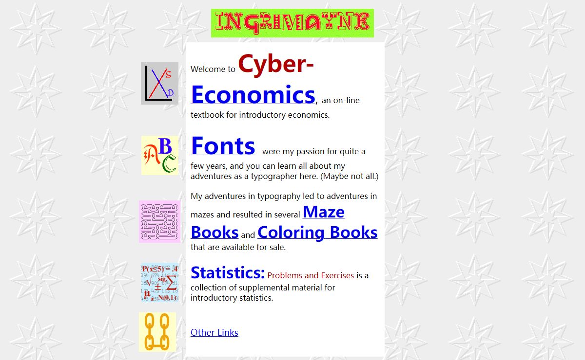 Font of CyberEconomics