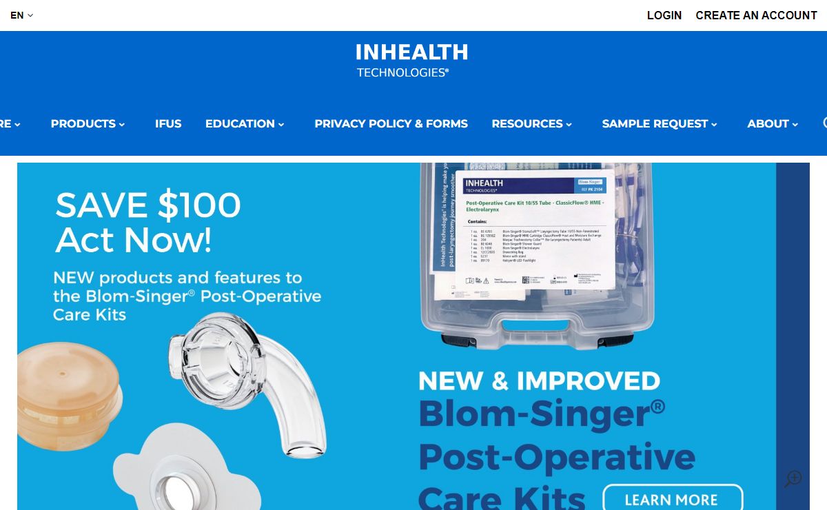 InHealth Technologies® home page
