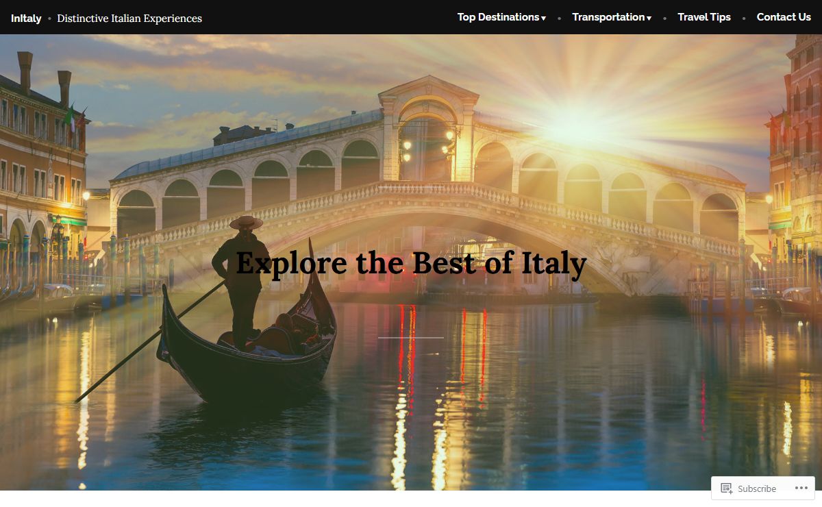 InItaly – Distinctive Italian Experiences
