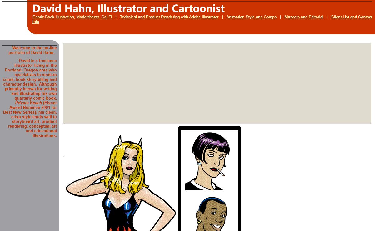 David Hahn, Illustrator and Cartoonist