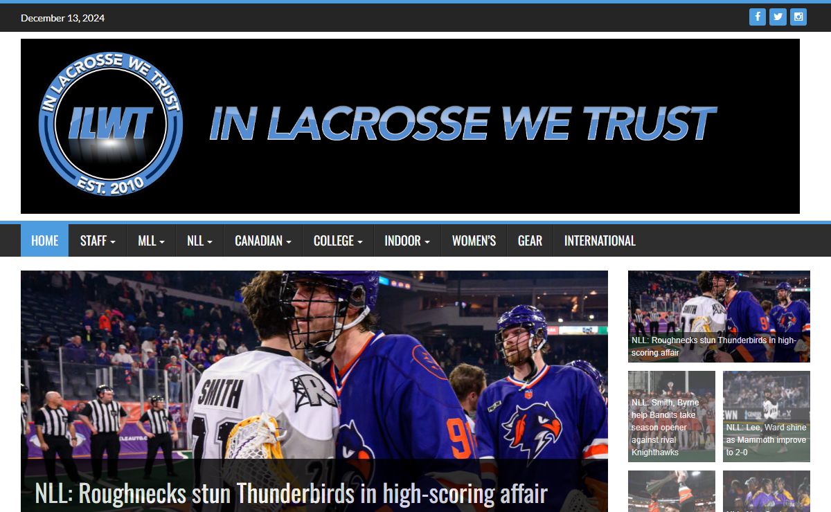 In Lacrosse We Trust – The Home of Lacrosse Coverage