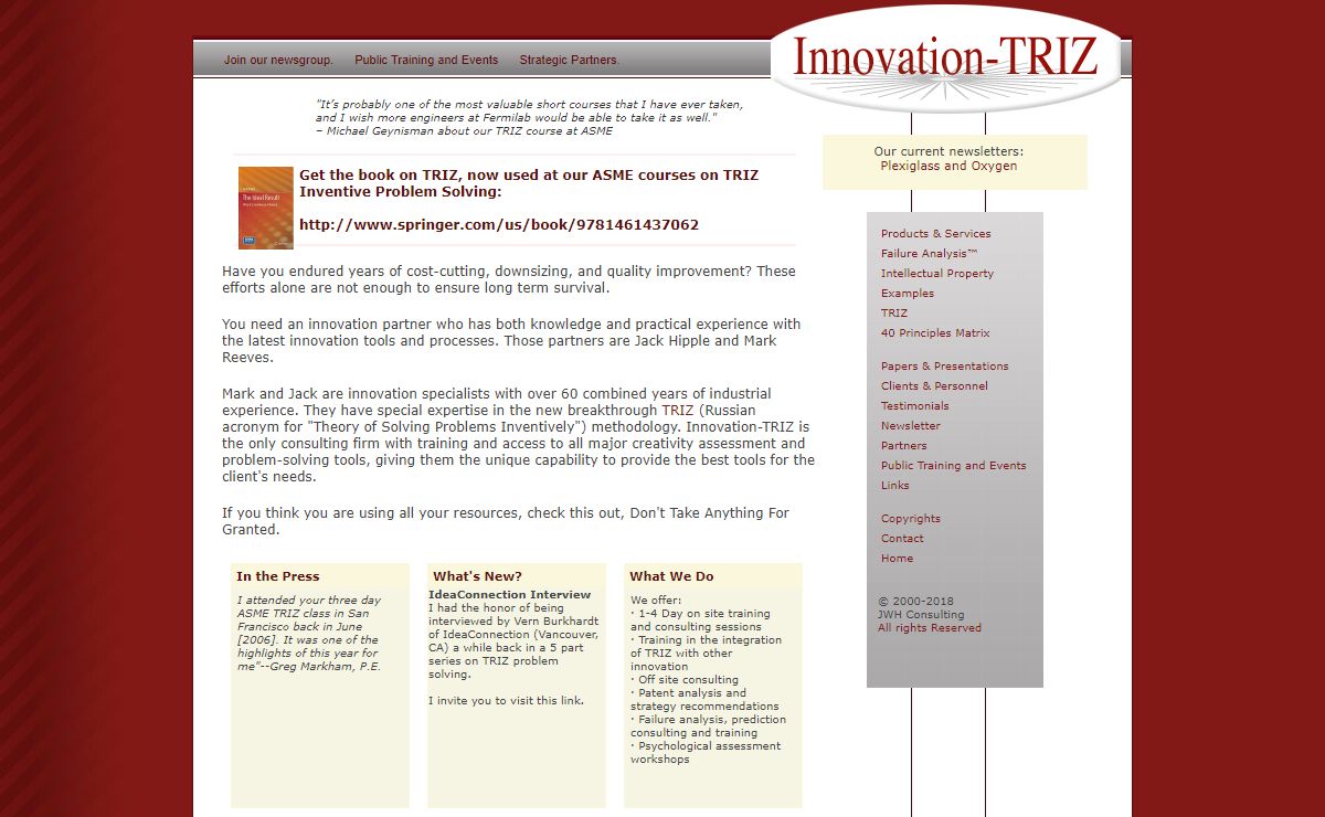 Innovation-TRIZ · Welcome