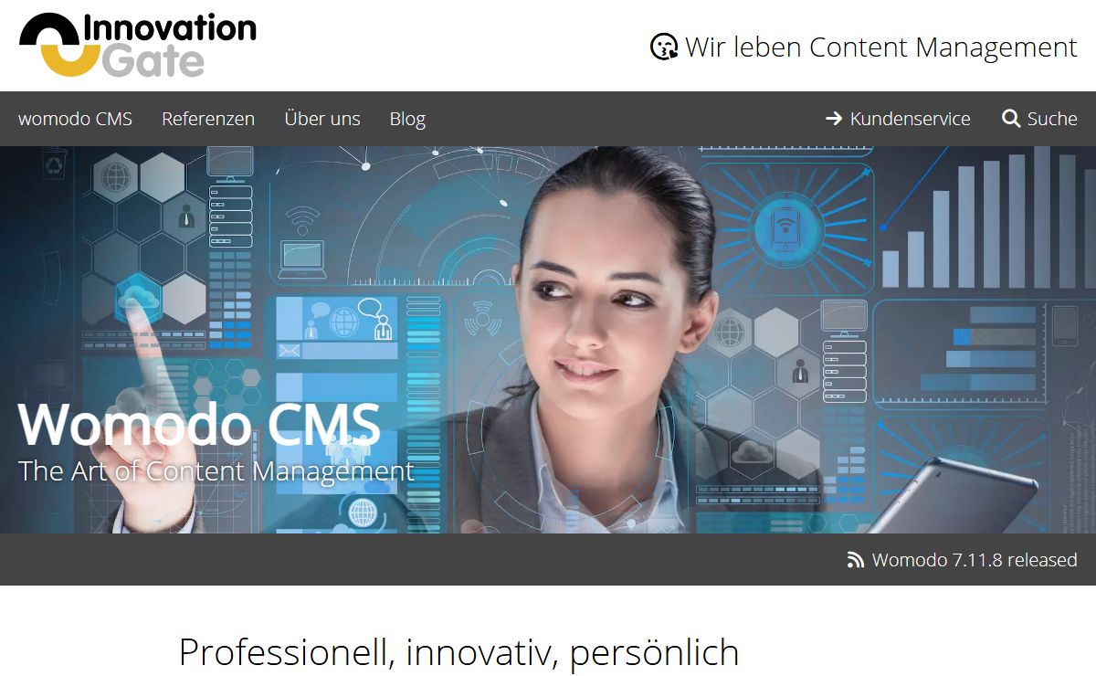innovationgate.com - Professionell, innovativ, persönlich - CMS made in Germany