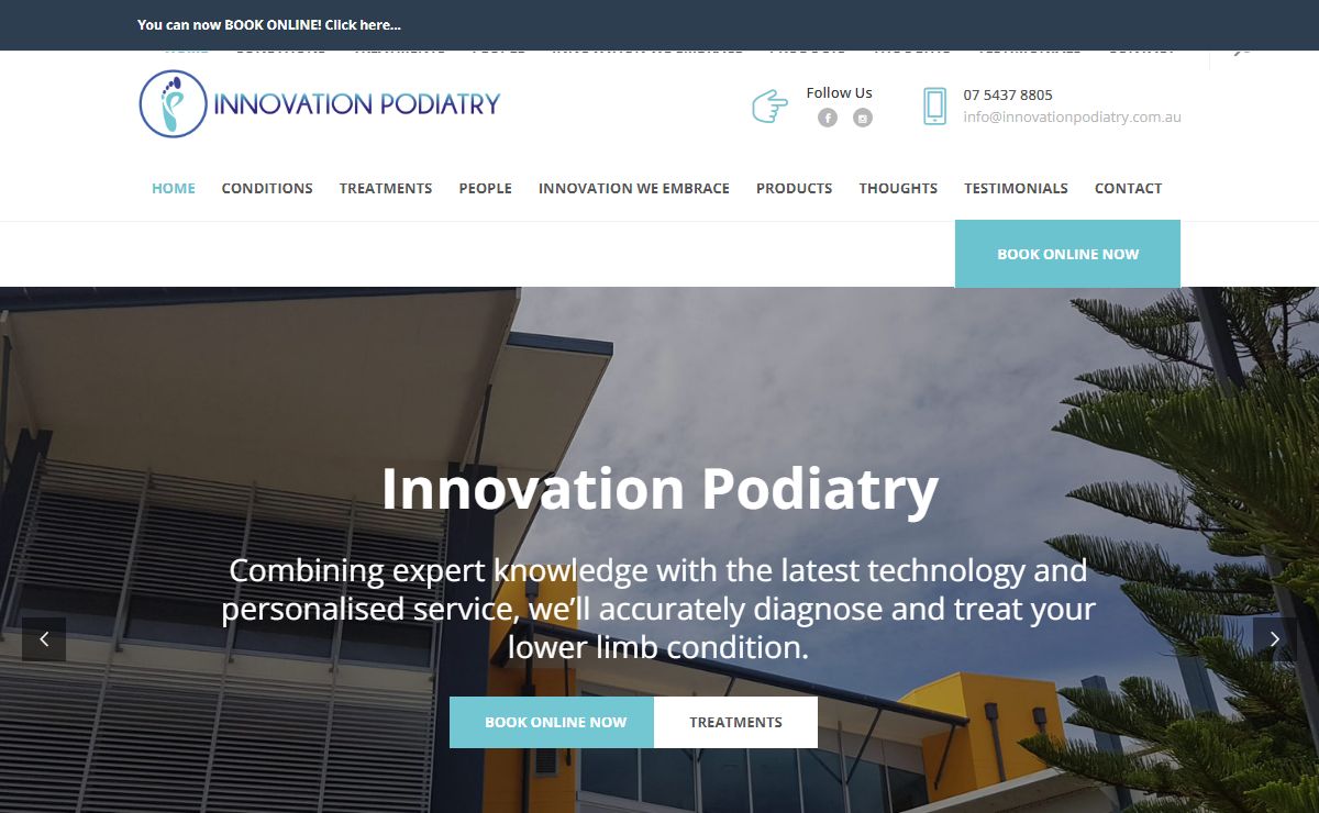 Innovation Podiatry – Friendly and affordable podiatrist on the Sunshine Coast. Contact us today for a consultation in our Kawana clinic