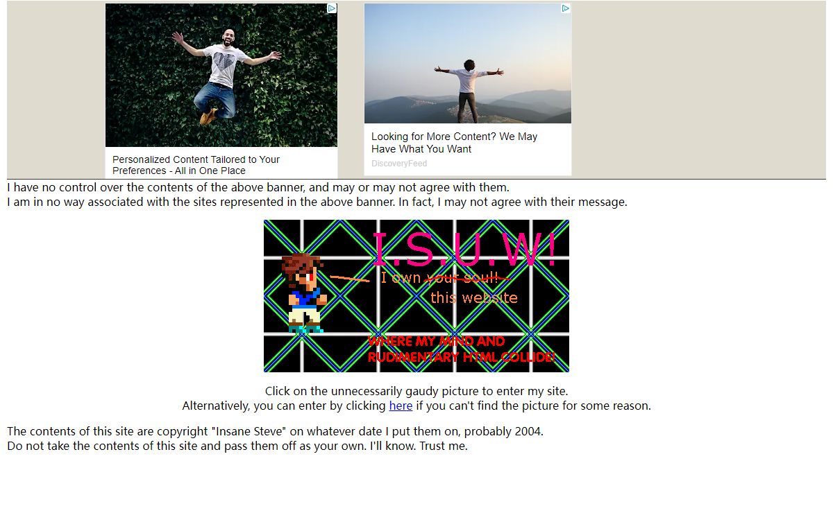 This is the page that wastes my bandwidth...