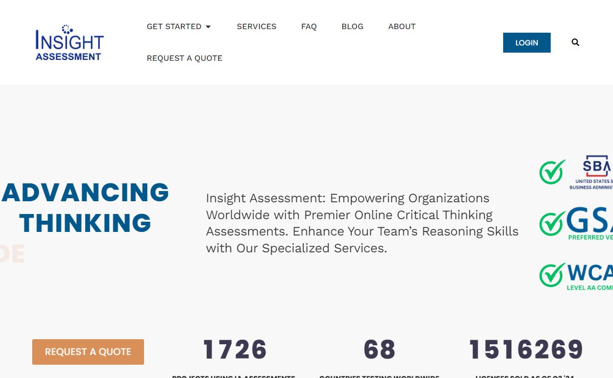 Insight Assessment - Home