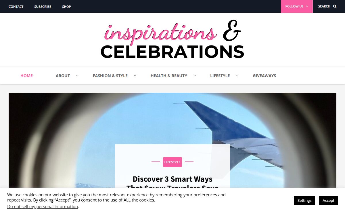Inspirations & Celebrations - A Lifestyle Guide for Women