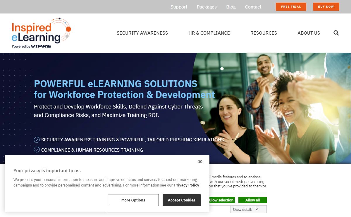 Inspired eLearning: Enterprise Security Awareness & HR Training
