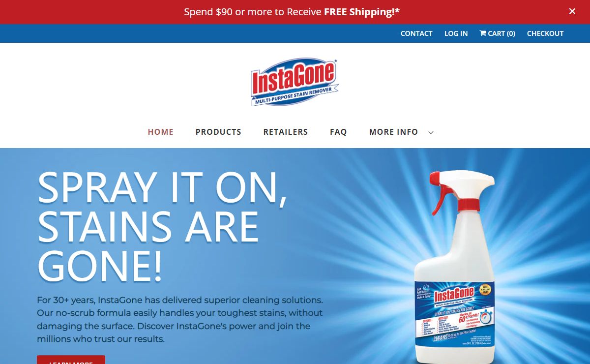 Instagone Multi-Purpose Stain Remover for water damage & more