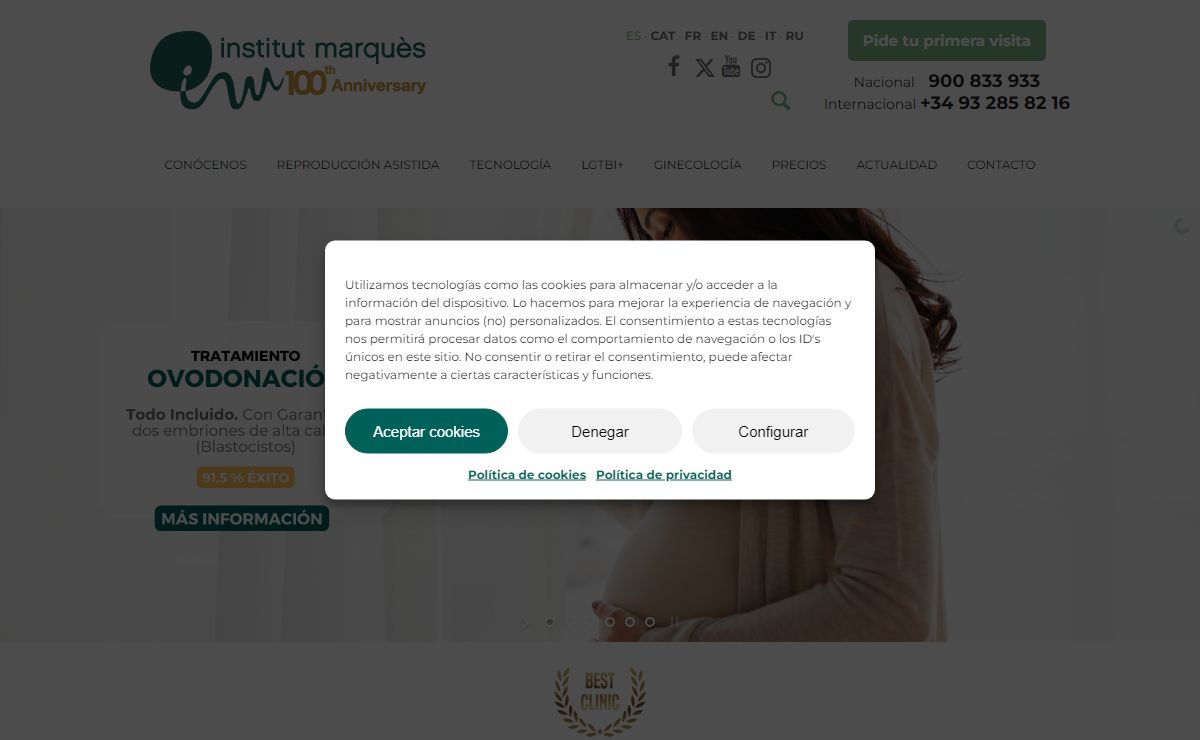 Clínica de reproducción asistida en Barcelona - Institut Marquès