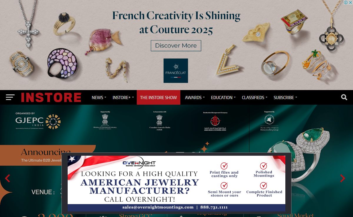 INSTOREMAG.COM — American Jewelry Store Owners News & Tips