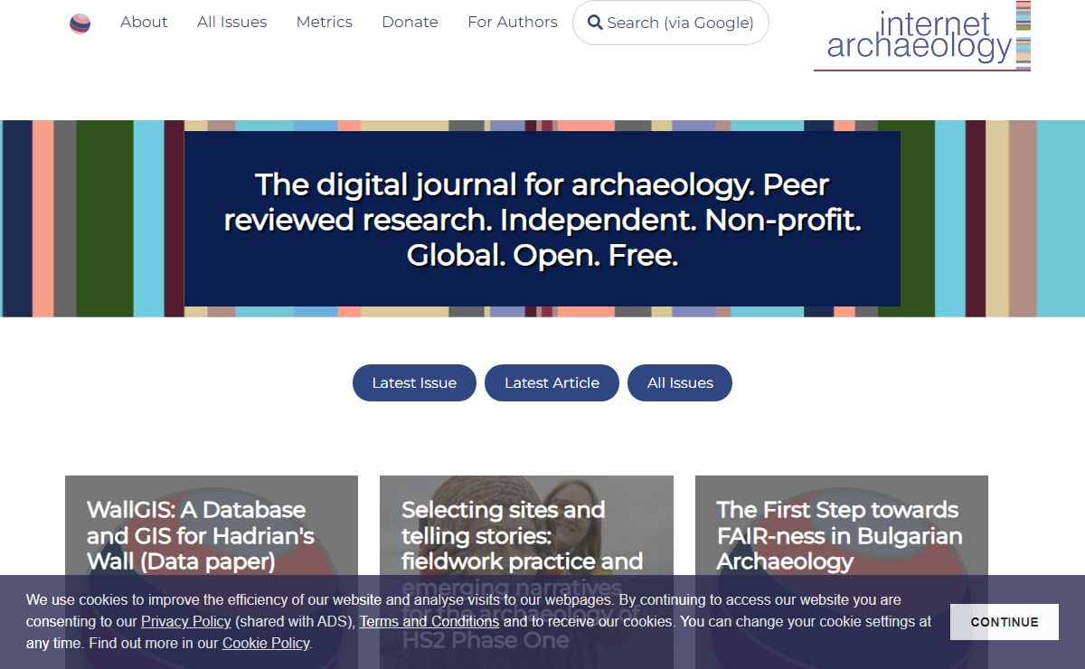 Internet Archaeology - Global. Open. Free. Peer-reviewed archaeological research