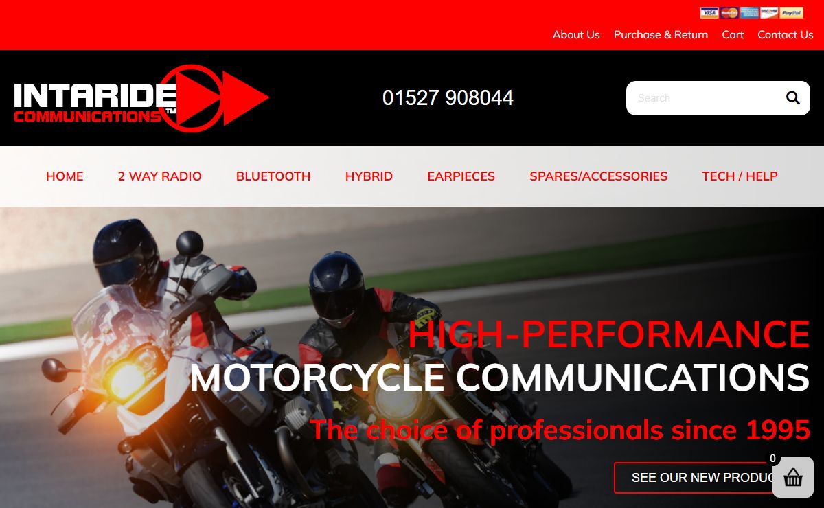 Home - Intaride Motorcycle Communications