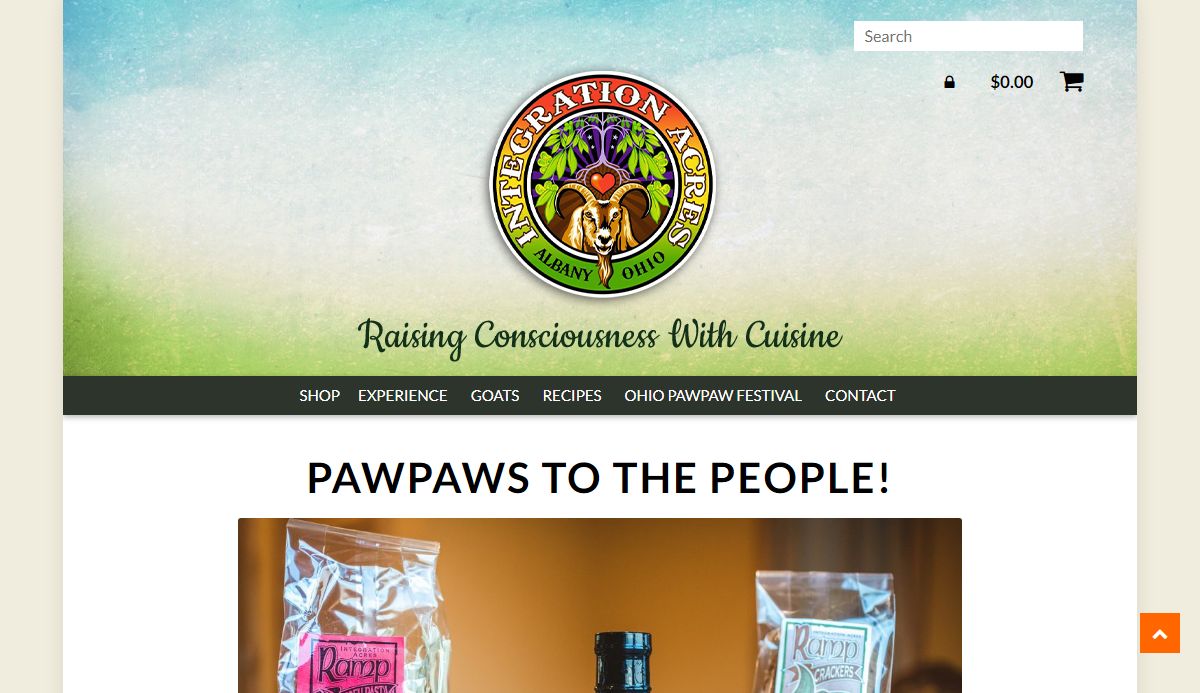 Integration Acres: Pawpaws for Sale, Cheese, Milk, Berries, Albany, Ohio