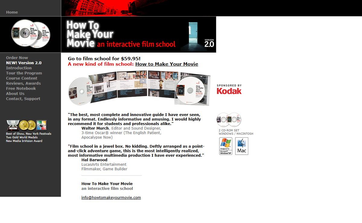 How To Make Your Movie - an interactive film school