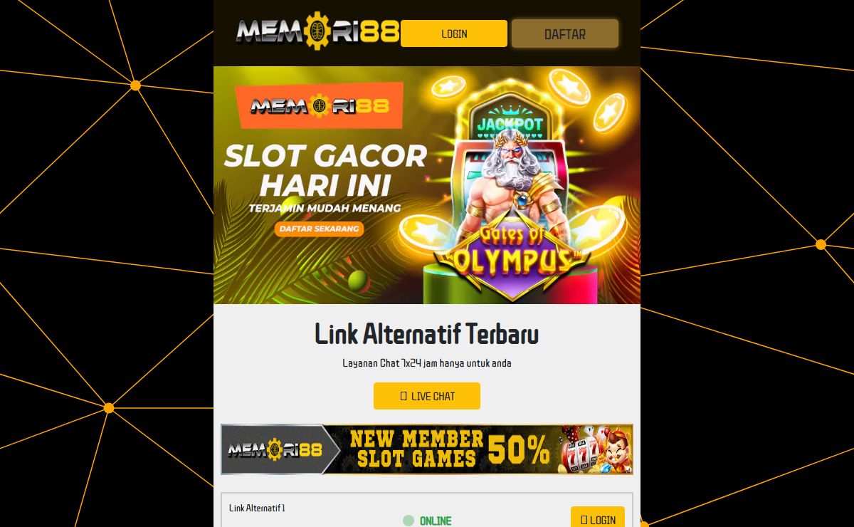 MEMORI88 - Get Your Easy Big Winnings Here