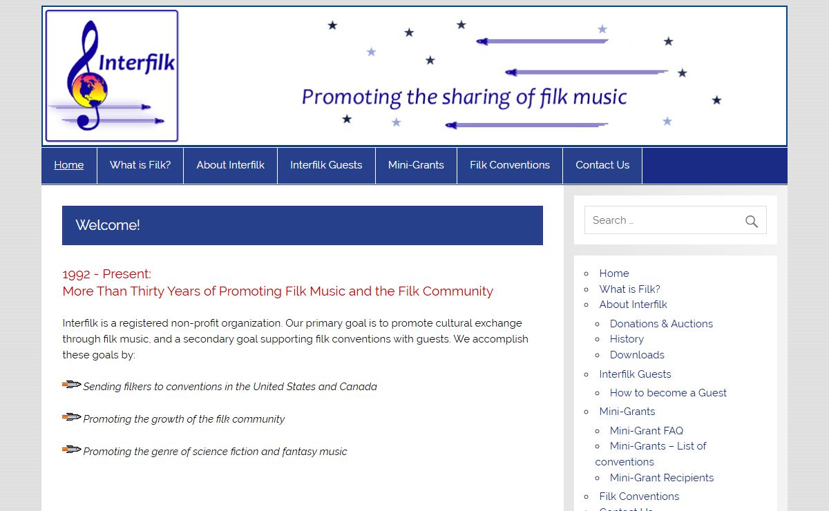 Interfilk – Promoting the sharing of filk music