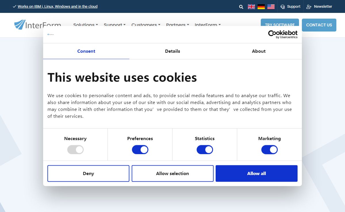 Intelligent Output Management System - Software by InterForm