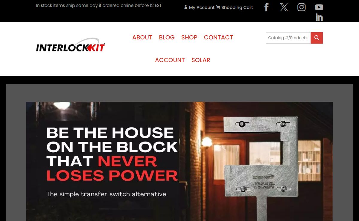 Interlock Kit & Accessories For Your Home | Generator Interlock Kit